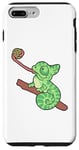 Coque pour iPhone 7 Plus/8 Plus caméléon enfant reptile amphibien zoo enfant