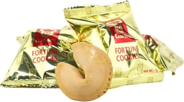 Garden Chinese Fortune Cookies 24 Pack - Individually Wrapped Biscuits Bulk Cook