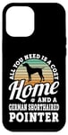 iPhone 12 Pro Max Cozy Home And A German Shorthaired Pointer Dog Short Haired Case