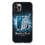 Cokitec Coque pour Iphone 13 Mini (5.4) Manga Attaque Titans Noir