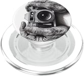 Appareil photo analogique vintage SLR Art Photographe Film PopSockets PopGrip pour MagSafe