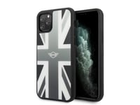 Mini Coque pour iPhone 11 Pro en TPU Motif Union Jack en Arrière Blanc / Noir