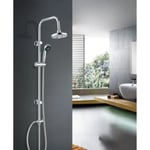 Colonne de douche  sans robinet Douchette 3 jets Tête de douche orientable