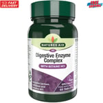 Natures Aid Digestive Enzyme Complex With Betaine Hydrochloride Vegan 60 Tablets