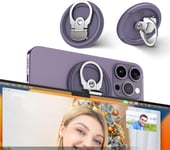 3-In-1 Aluminium Support Caméra Continuity Mag-Safe Macbook Webcam Avec Trou Trépied Pour Iphone 16 16 Plus 16 Pro 16 Pro Max 15 14 13 12 (Ios 16+)& Mac Os Ventura Ou Plus Récent(V[ONE07177]