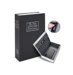 Book Safe with Combination Lock, Large Safe Secret Hidden Metal Lock Box