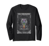 Heal Your Chakras and Life Kundalini Meditation Long Sleeve T-Shirt