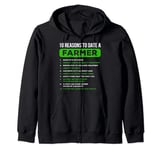 10 Reasons to date a farmer Funny Farmer Zip Hoodie