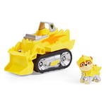 PAW Patrol, Rescue Knights Rubble Transforming Toy Car with Collectible Action Figure, Kids Toys for Ages 3 and up