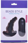 Silicone Vibrating Anal Beads Butt Plug with Remote Control Dildo Sex Toy UK