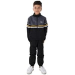 Ensembles de survêtement Sergio Tacchini  ENSEMBLE DE SURVÊTEMENT REGGIE  NOIR ET GRIS