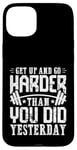 Coque pour iPhone 15 Plus Citation d'entraînement de motivation pour les amateurs de fitness