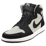 Nike Jordan 1 Retro High Og Womens Grey Black Fashion Trainers - 6.5 UK