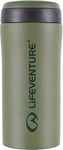 Lifeventure Thermal Mug, Leakproof & Vacuum Insulated Reusable Coffee Travel Cup, 300ml, Matt Khaki