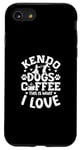 Coque pour iPhone SE (2020) / 7 / 8 Kendo Dogs Coffee This Is What I Love Kendo japonais