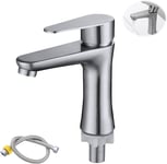 Mitigeur Lavabo, Robinet de Salle de Bain Robinet Lave Main, Robinet Lavabo Salle de Bain, Robinet Lave Main Eau Froide Robinetterie Toilettes Invités pour WC, Salle Bain