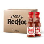 Frank's RedHot Smoked Chipotle Craft Hot Sauce 135 ML Pack of 2 Use as Condiment For Veg & Non-Veg Cuisine Perfect for Steak, Hot Dogs, and Hamburgers No Artificial Colourings or Flavourings