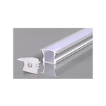 Profilé Aluminium avec Diffuseur Blanc Large 24mm pour Ruban led 2m