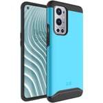 TUDIA Merge Designed for OnePlus 9 Pro Case (2021), Dual Layer Heavy Duty Protection Slim Hard Case for OnePlus 9 Pro (Blue)