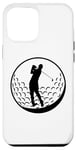 Coque pour iPhone 12 Pro Max Balle de golf "Dix-huit trous" Les passionnés de golf