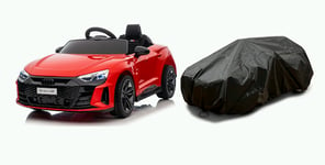 Azeno - Electric Car - Audi E-Tron + Cover - Red