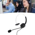 USB Headset With Microphone Monaural Headsets Ultra Comfort Volume Control For