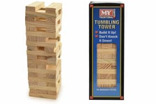 Tumbling Tower Game 54pcs 23cm Normal Size Jenga Kids Family NOT MINI VERSION