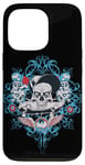 Coque pour iPhone 13 Pro Skater Skull