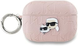 Karl Lagerfeld Monogram Karl Choupette Headcase for AirPodsPro2 Pink-KLAP2PGKCPP