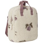 garbo&friends Mönstrad Ryggsäck I Teddyfleece Prune Beige | Beige | 0