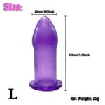 Nettoyeur de bidet en silicone souple portable,nettoyant anal,bouchons de fesses,douche lavement,livres de douche,noir,violet,transparent,1 pièce - Type Purple L