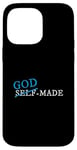 Coque pour iPhone 14 Pro Max Graphique bleu fabriqué par Dieu bleu