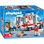 PLAYMOBIL City Life 70049 ambulans med ljus och ljud, från 4 år