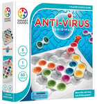 Smart Games - Anti-Virus, Puzzle Game with 60 Challenges, 7+ Years, Whie, Multicolore.