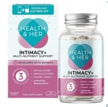 Health and Her Intimacy+Multi Nutrient Support Supplement 60 Capsules Long Expi