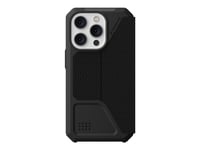 Uag Rugged Case For Iphone 14 Pro [6.1-In] - Metropolis Kevlar Black - Vikbart Fodral För Mobiltelefon - Dupont Kevlar, Termoplastisk Polyuretan (Tpu) - Svart Kevlar - För Apple Iphone 14 Pro