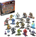 MEGA Halo Action Figures Building Toys Set, Character Pack with 339 Pieces, Poseable Articulation, 2 Inches Tall, Kids or Adult Collectible, HXL07