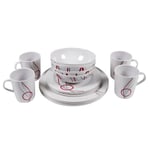 Camp 4 Imola 91712 16 piece Melamine Dinner Set for 4