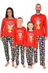 The Grinch Merry Grinchmas Matching Red Family Christmas Long Pyjamas (20-22)