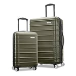 Samsonite Omni 2 Valise Rigide Extensible avec roulettes pivotantes, Vita Olive, 2-Piece Set (Carry-on/Medium), Omni 2 Valise Rigide Extensible avec roulettes pivotantes