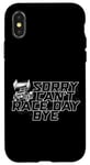 iPhone X/XS Dirt Track Racing Race Sprint Car Vintage Sorry Can'T Race Case