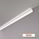 DECOSA Moulure A40 - polystyrène - blanc - 30 x 30 mm - long. 2 m - 10 pces (=20 m) - blanc