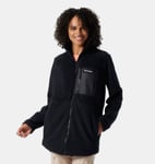 Veste polaire longue en sherpa lodge - femme