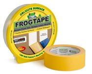 Frog Tape Yellow Delicate Surface Painters Masking Tape 36mm x 41.1m. Indoor painting and decorating for sharp lines and no paint bleed