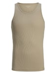 Jack & J S Jortaormina Rib Tank Top Styd Beige