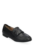 Biaamalie Padded Loafer Smooth Leather Loafers Låga Skor Black Bianco