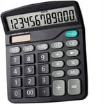 Calculatrice de bureau noire a 12 chiffres avec grand écran