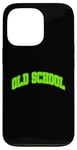 Coque pour iPhone 13 Pro Graphisme vert Graphique vert Old School