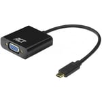 Velleman - act Adaptateur usb c vga, 1080P Full hd, usb c vers Adaptateur vidéo vga, Ajoutez Un Moniteur/TV/projecteur avec vga à Votre Ordinateur