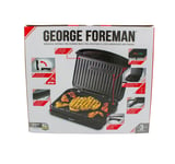 George Foreman NonStick Griddle Hot Plate Medium Fit Grill Toastie Maker Machine